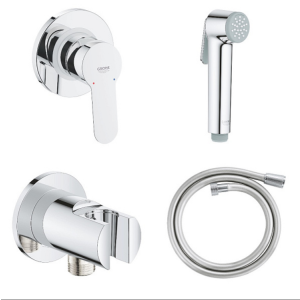 Готовый комплект для гигиенического душа GROHE BauEdge, хром (129188)