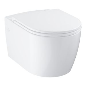 Унитаз подвесной GROHE Start Round Ceramic с сиденьем для унитаза, альпин-белый (103848SH00)