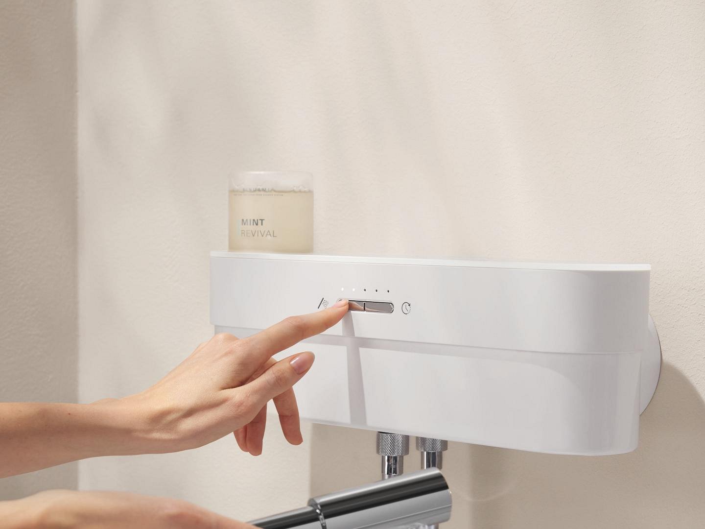 GROHE Purefoam: настройте продолжительность подачи пены для идеального душа.